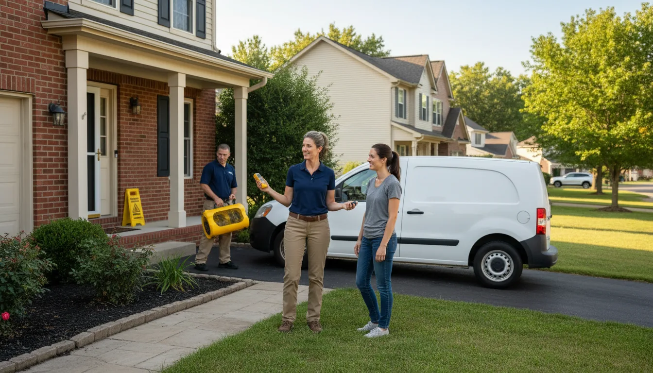 Water restoration image for Flood Water Cleanup, Removal And Restoration Services in North Lawrence, OH